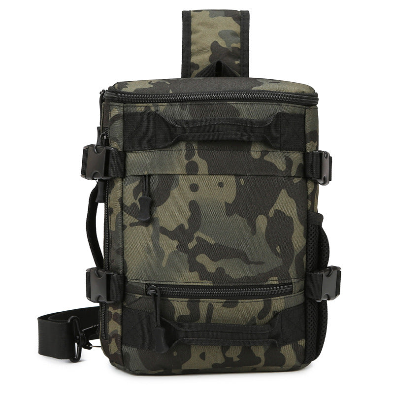 Unisex Rygsæk Utility Med Funktionelt Design og Praktiske Lommer 8