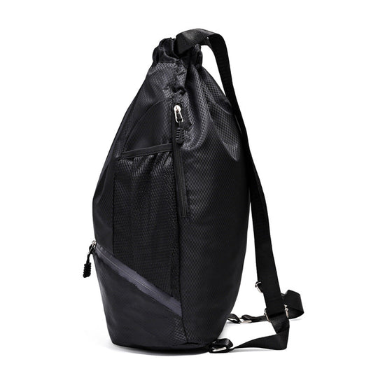 Unisex Rygsæk med Snoretræk og Justerbare Stropper Moderne Design 1