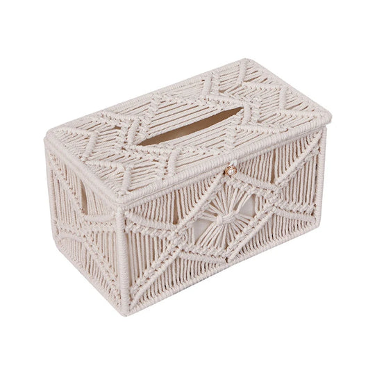 Unisex Servietæskebetræk Macramé Stilfuldt Design 3