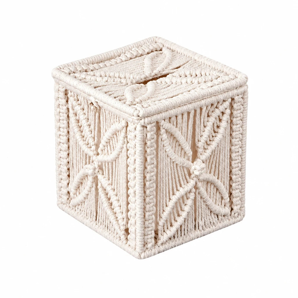 Unisex Servietæskebetræk Macramé Stilfuldt Design 4