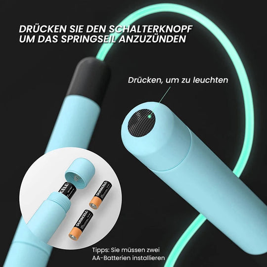 Unisex Sjippetov med LED-lys og Justerbar Længde 2