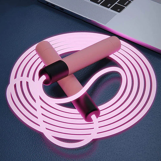 Unisex Sjippetov med LED-lys og Justerbar Længde 5