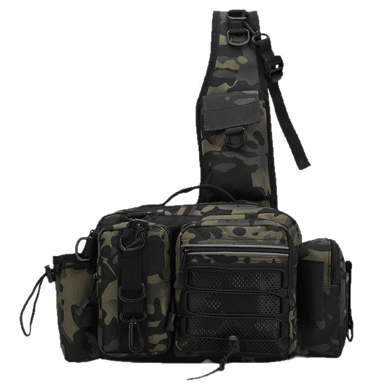 Unisex Sling Bag Multi-Pocket Funktionel Design 1