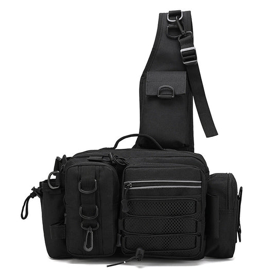 Unisex Sling Bag Multi-Pocket Funktionel Design 3