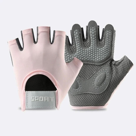 Unisex Sports Fitness Halvfinger Træningshandsker 7