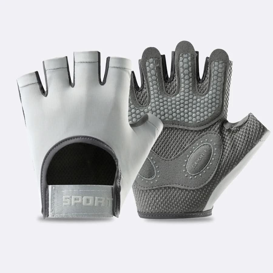 Unisex Sports Fitness Halvfinger Træningshandsker 9