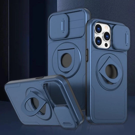 Unisex Telefoncover med Integreret Stativ og Magnetisk Funktion 8