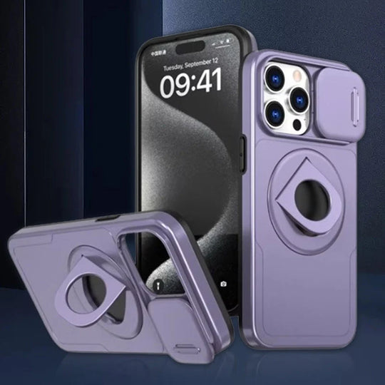 Unisex Telefoncover med Integreret Stativ og Magnetisk Funktion 9