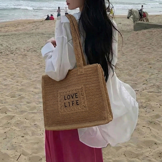 Unisex Tote Taske Miljøvenlig Vævet Design 1