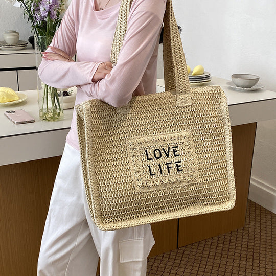 Unisex Tote Taske Miljøvenlig Vævet Design 2