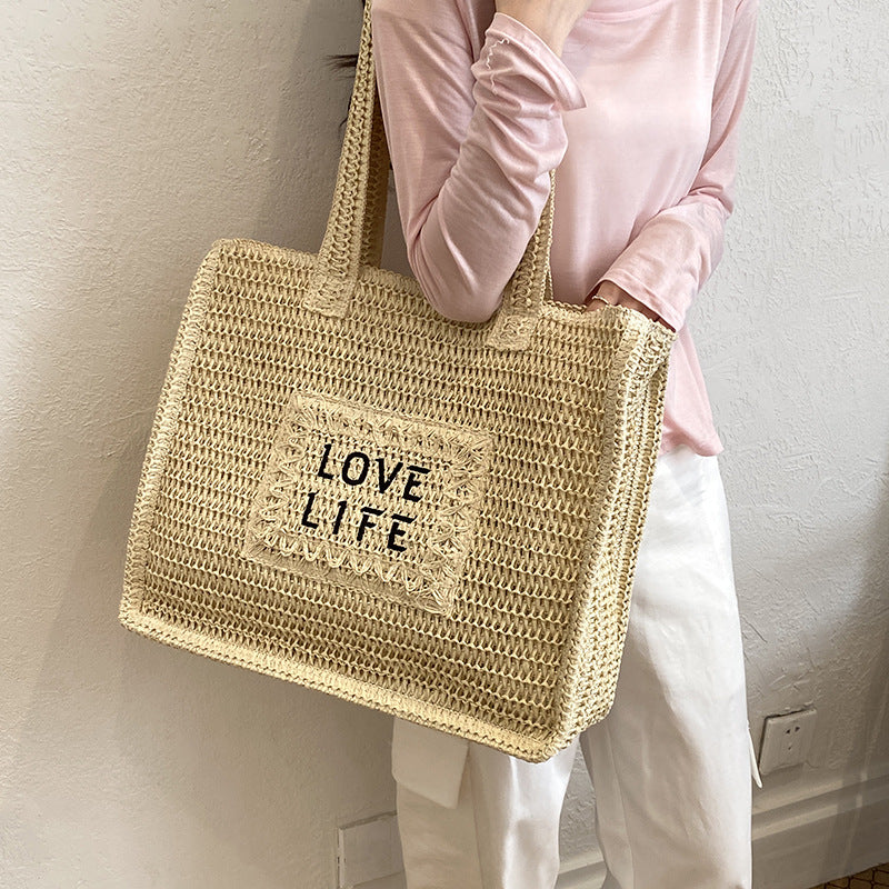 Unisex Tote Taske Miljøvenlig Vævet Design 3