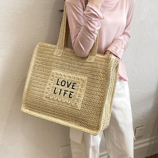 Unisex Tote Taske Miljøvenlig Vævet Design 3