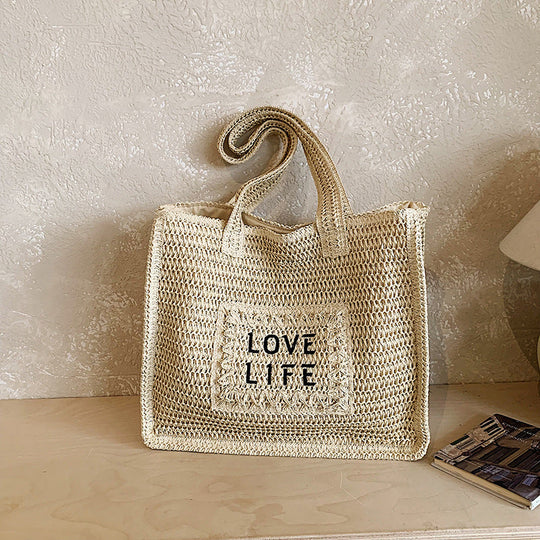 Unisex Tote Taske Miljøvenlig Vævet Design 6