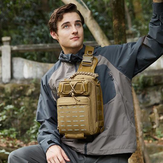 Unisex Utility Backpack Med Taktisk Sling Design 2