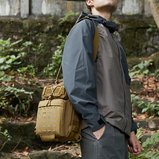 Unisex Utility Backpack Med Taktisk Sling Design 4