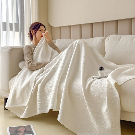 Unisex Varmemåtte Bomuld Jacquarddesign 8