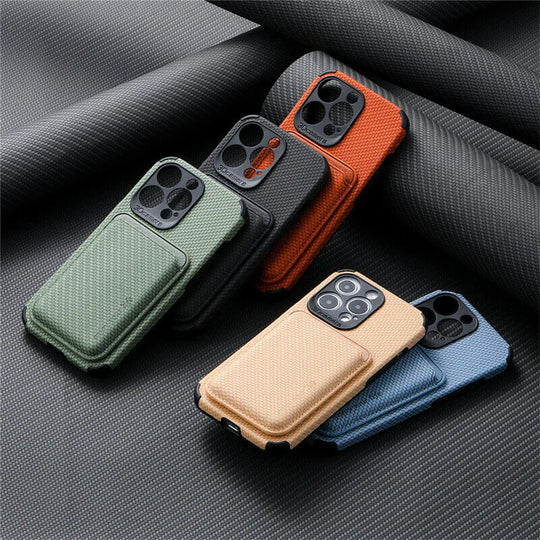 Unisex iPhone Cover med Integreret Wallet Design 1