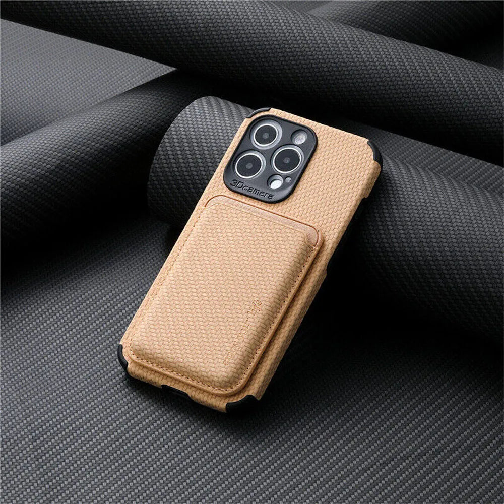 Unisex iPhone Cover med Integreret Wallet Design 5
