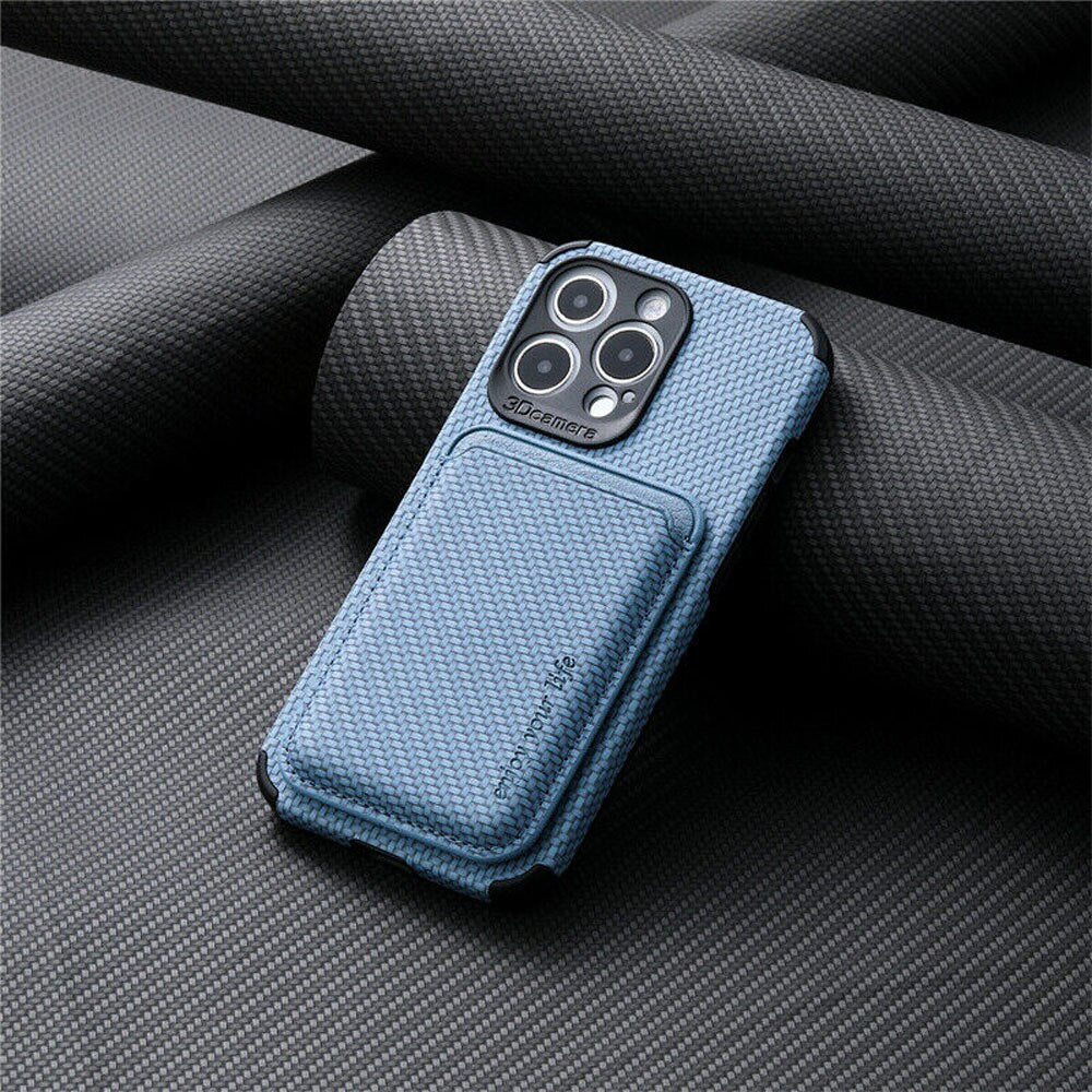 Unisex iPhone Cover med Integreret Wallet Design 7