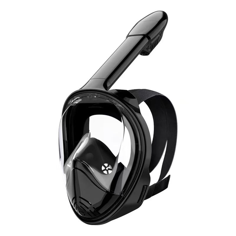 Unisex snorkelmaske med fuldt ansigt og bredt synsfelt 0
