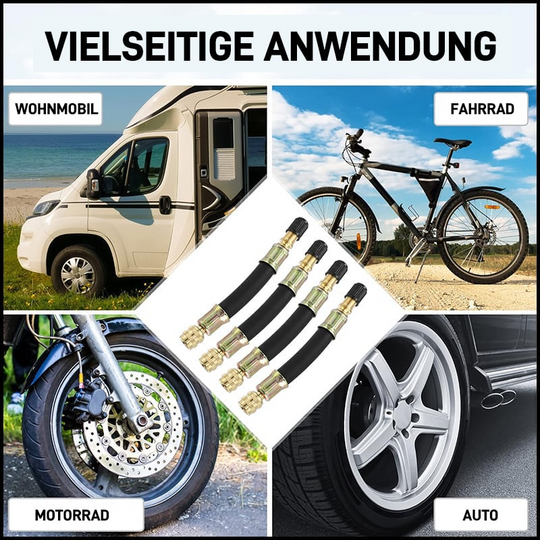 Universal Dækventilforlængere Til Biler Og Cykler - Fleksibel Vinklet Design 4