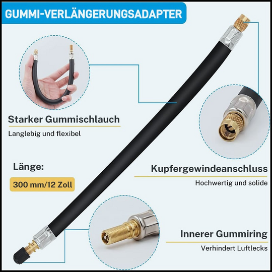 Universal Dækventilforlængere Til Biler Og Cykler - Fleksibel Vinklet Design 6