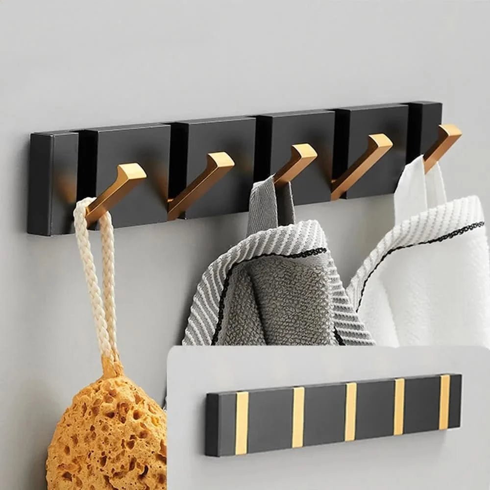 Vægkrog i Rustfrit Stål Foldbar Minimalistisk Design 11