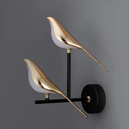 Væglampe i Guld Designet til Elegance 1