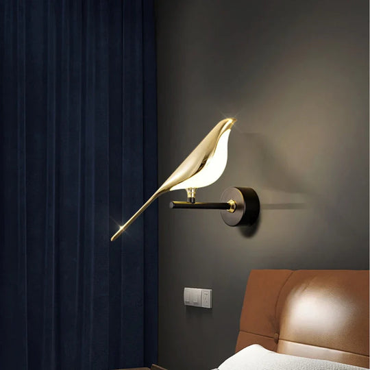 Væglampe i Guld Designet til Elegance 3
