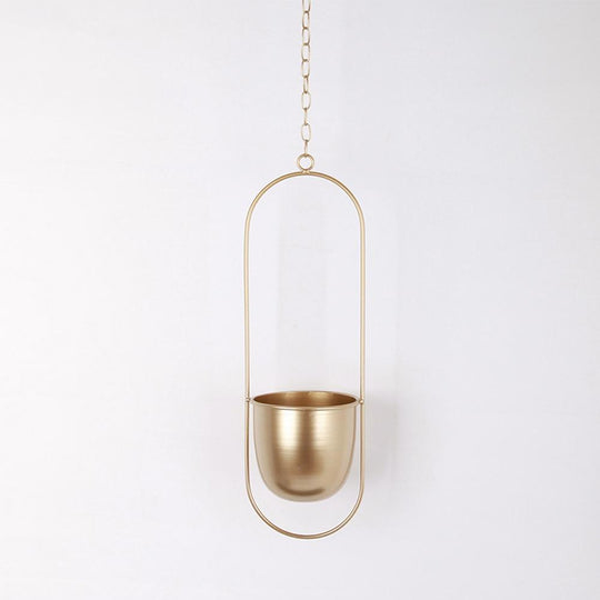 Vægplanteophæng Justerbar Kæde Minimalistisk Design 9