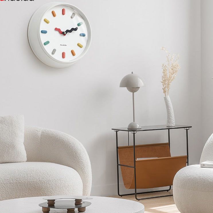Vægur 3D Design Flerfarvet Minimalistisk Stil 5