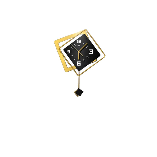Vægur med Geometrisk Design og Pendul 0