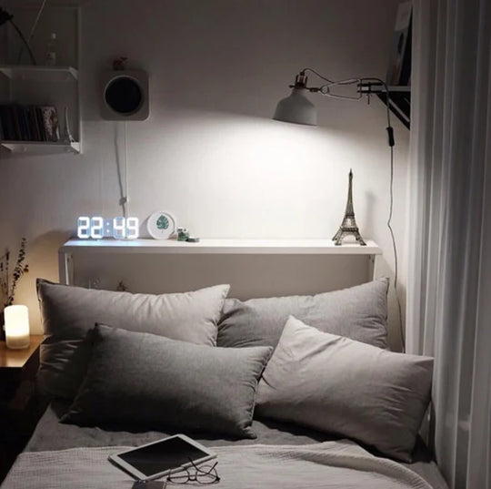 Vækkeur med Lys Digitalt Design med LED-Display til Mænd og Kvinder 0