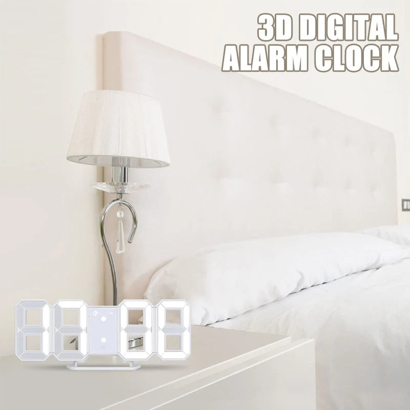 Vækkeur med Lys Digitalt Design med LED-Display til Mænd og Kvinder 4