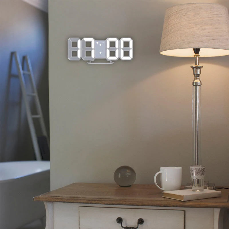 Vækkeur med Lys Digitalt Design med LED-Display til Mænd og Kvinder 6