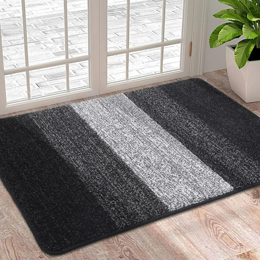 Vaskbar Dørmåtte til Entré med Absorberende Design 4