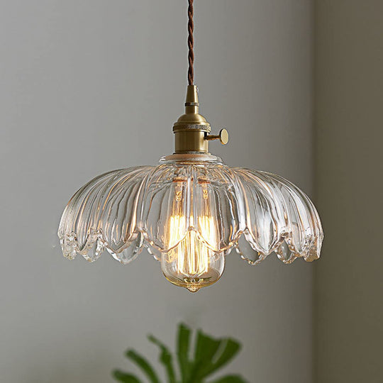 Vintage Blomsterhængende Lampe til Retro og Moderne Rum 8