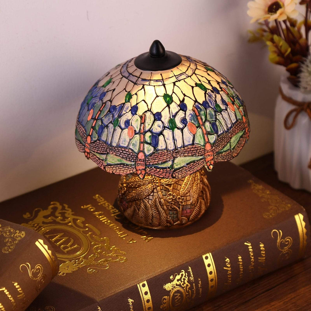 Vintage Lampe med Blomsterdesign 1