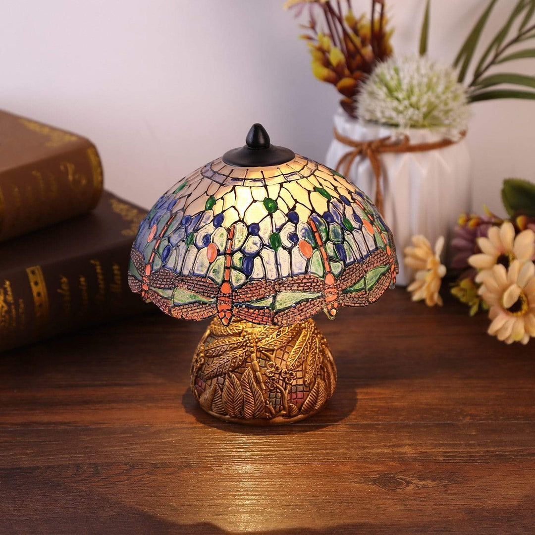 Vintage Lampe med Blomsterdesign 3
