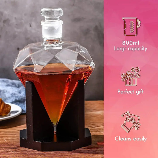 Whisky Karaffel Diamant Design 4