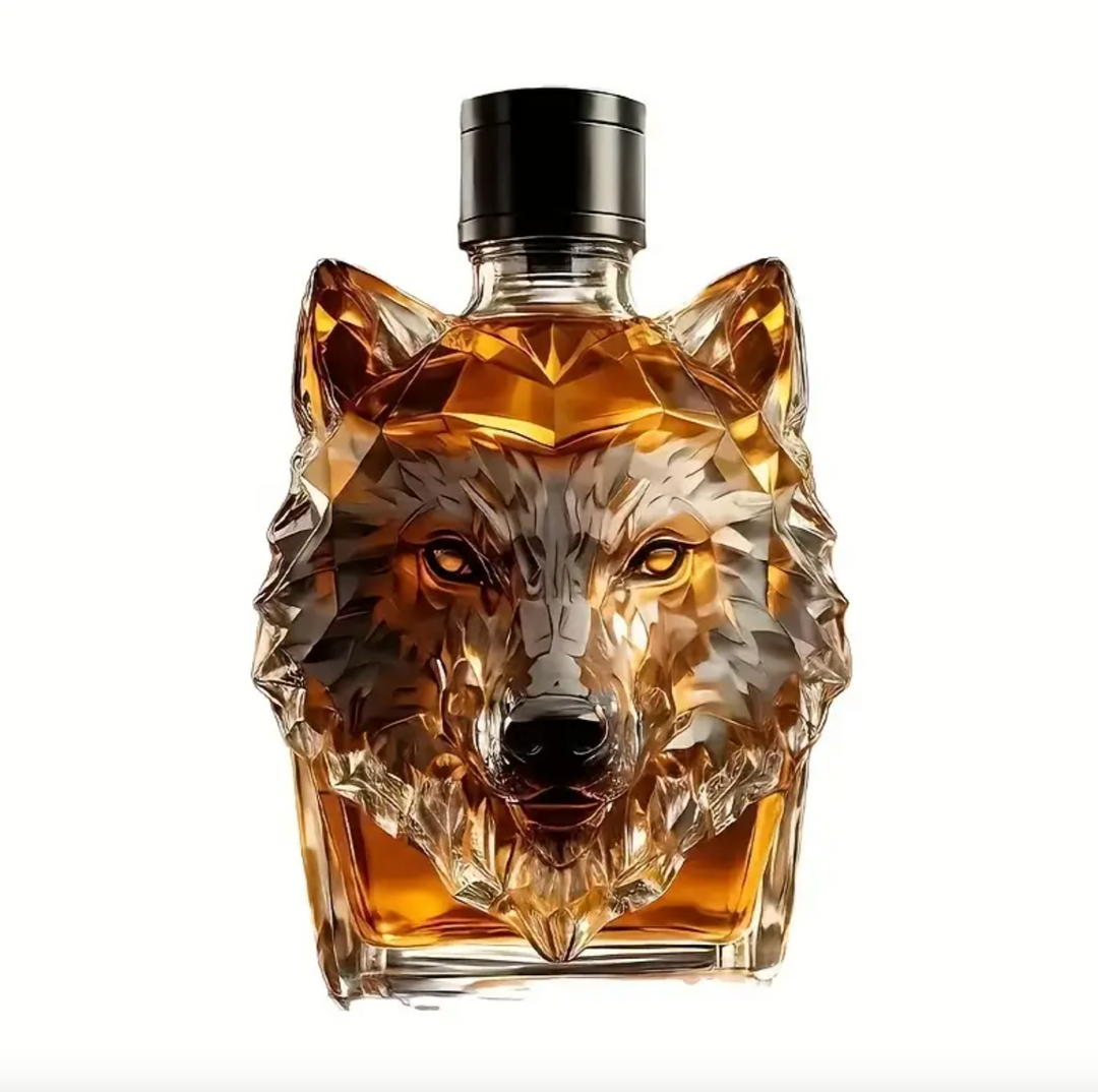 Whisky Karaffel med Ulv Design 1