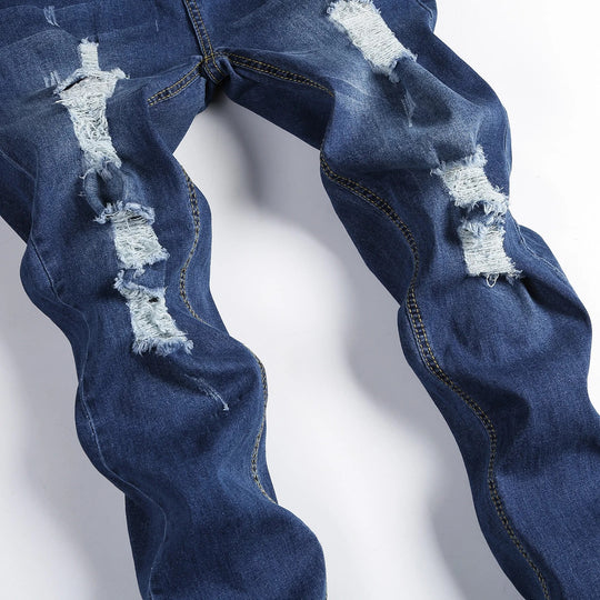 Ripped skinny jeans til mænd