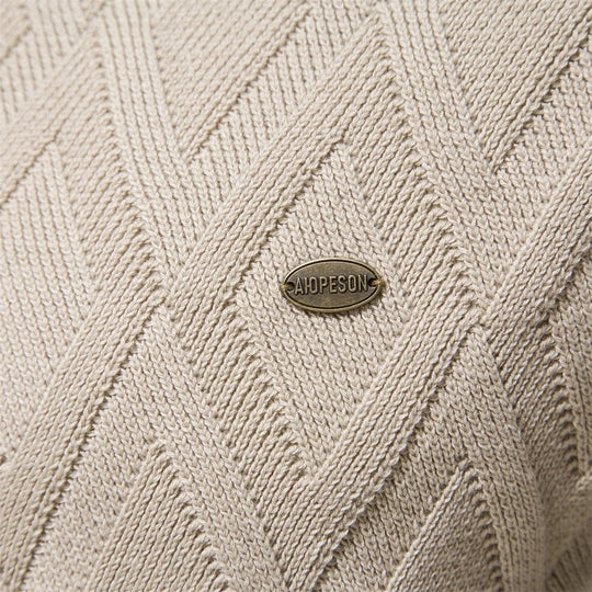Casual strikket sweater til mænd