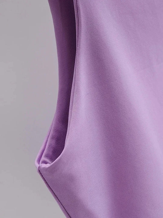 Ærmeløs O-hals Slim Fit Tank Top til kvinder