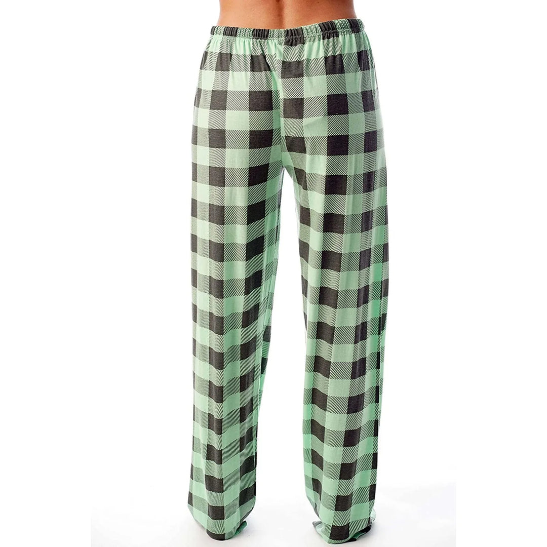 Kvinders plaidprintet pyjamas