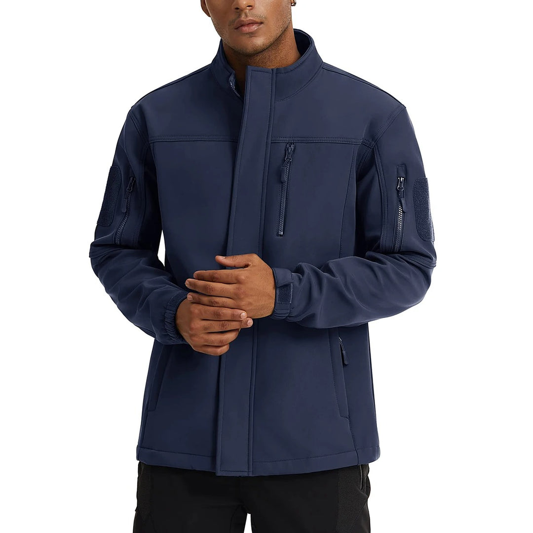 Soft Shell-jakke i fleece til mænd