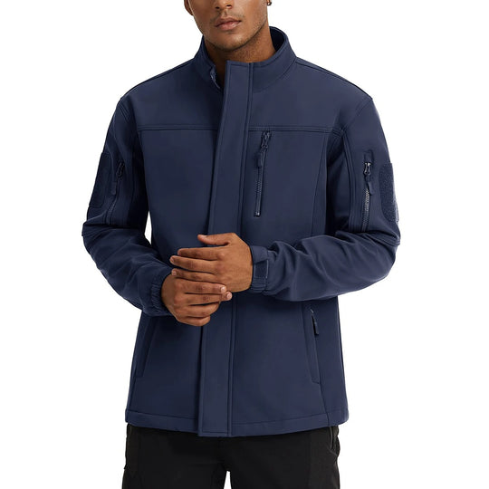 Soft Shell-jakke i fleece til mænd
