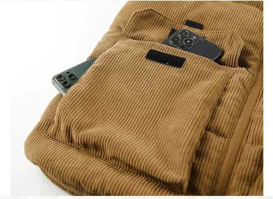 Varm vest i fleece til mænd