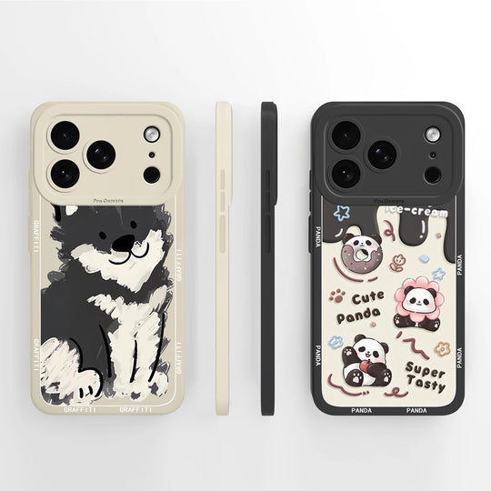 iPhone 17 Pro Max Cover Cartoon Panda Design 5