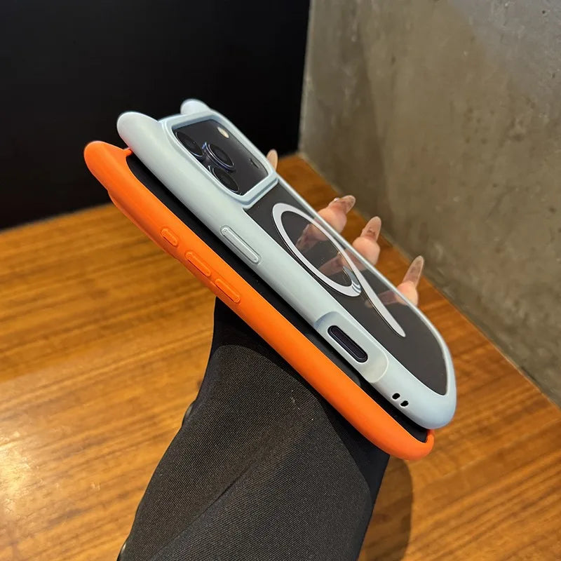iPhone Cover med Katteører og Magsafe Funktion 4